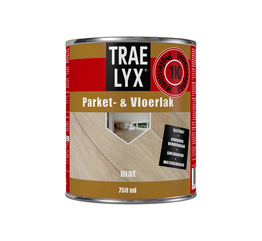 Trae Lyx Parket & Vloerlak mat 750 ml