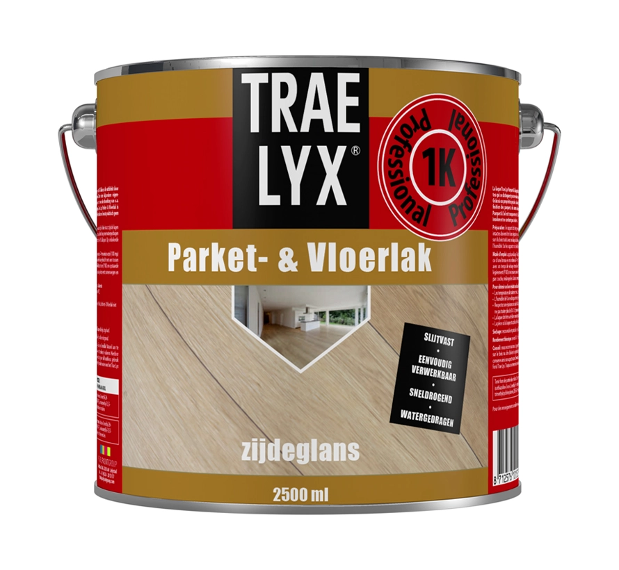 Trae Lyx Parket & Vloerlak zijdeglans 2,5 liter